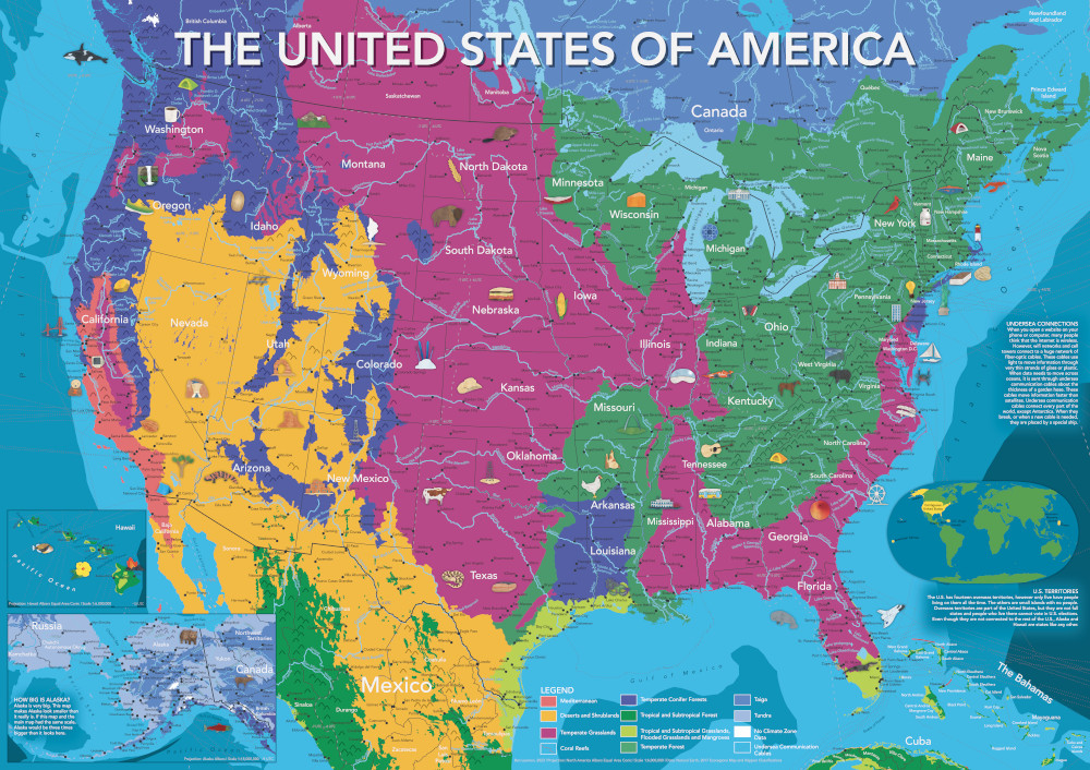 Map of the United States Ben - Full Map 